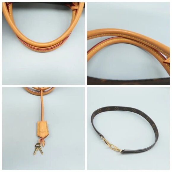 100% Authentic Louis Vuitton Montaigne Brown Monogram Canvas Satchel - Picture 8 of 12